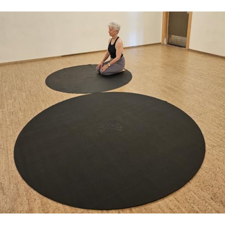 Pilates Yoga And Tai Chi - Круглый коврик для йоги 72x6 футов