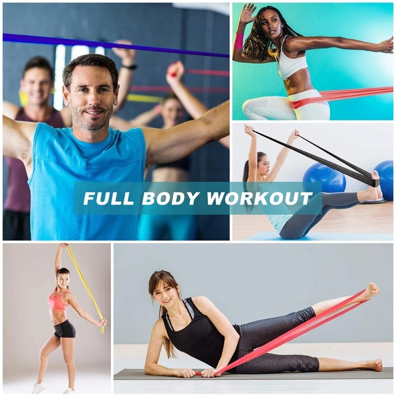 Эластичные ленты для тренирово – обзор и цена Pilates Yoga Home Workout