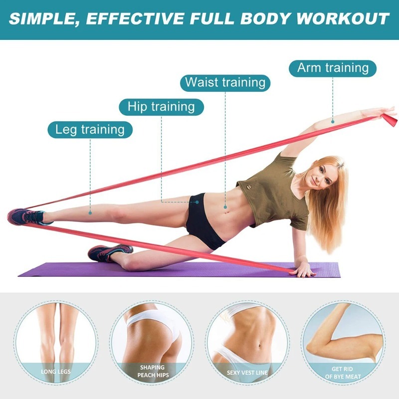 Эластичные ленты для тренирово – обзор и цена Pilates Yoga Home Workout
