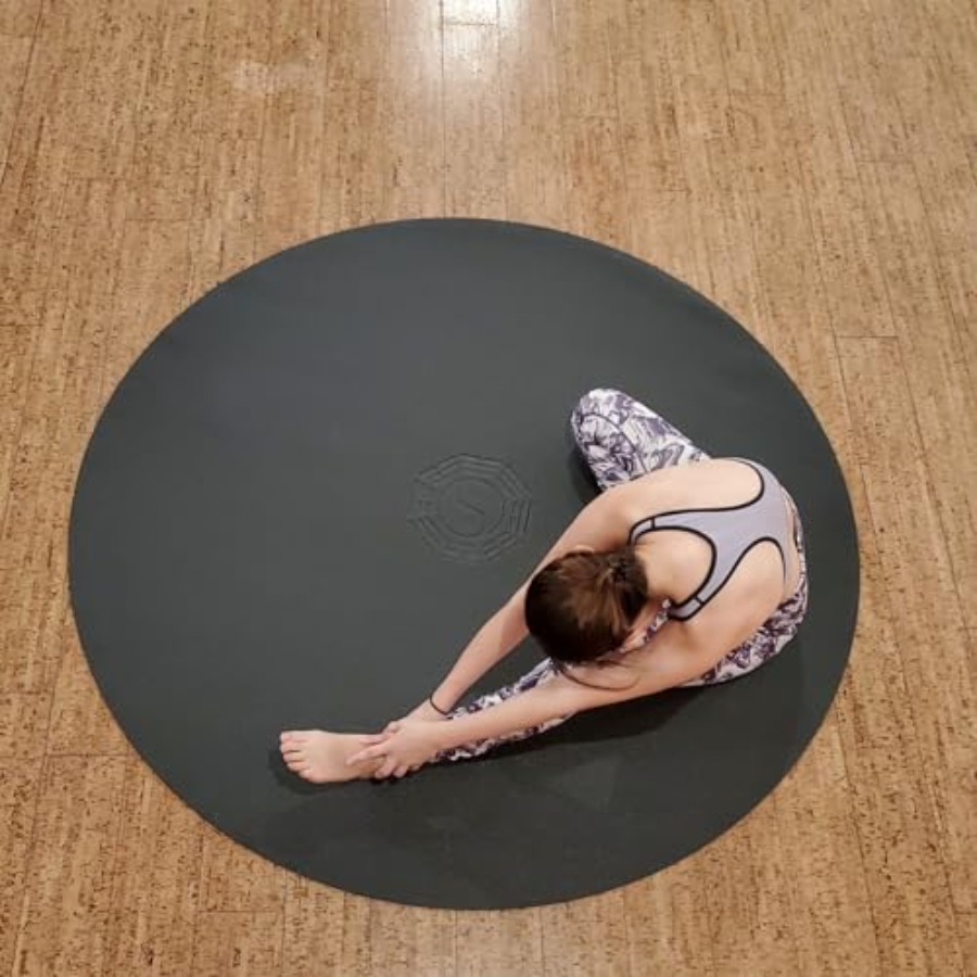 Круглый коврик для йоги 72x6 ф – обзор и цена Pilates Yoga And Tai Chi
