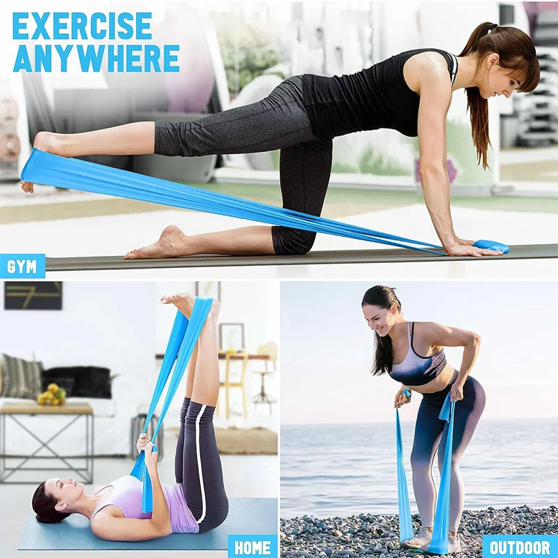 Эластичные ленты для йоги и фи – обзор и цена Pilates Yoga Home Workout